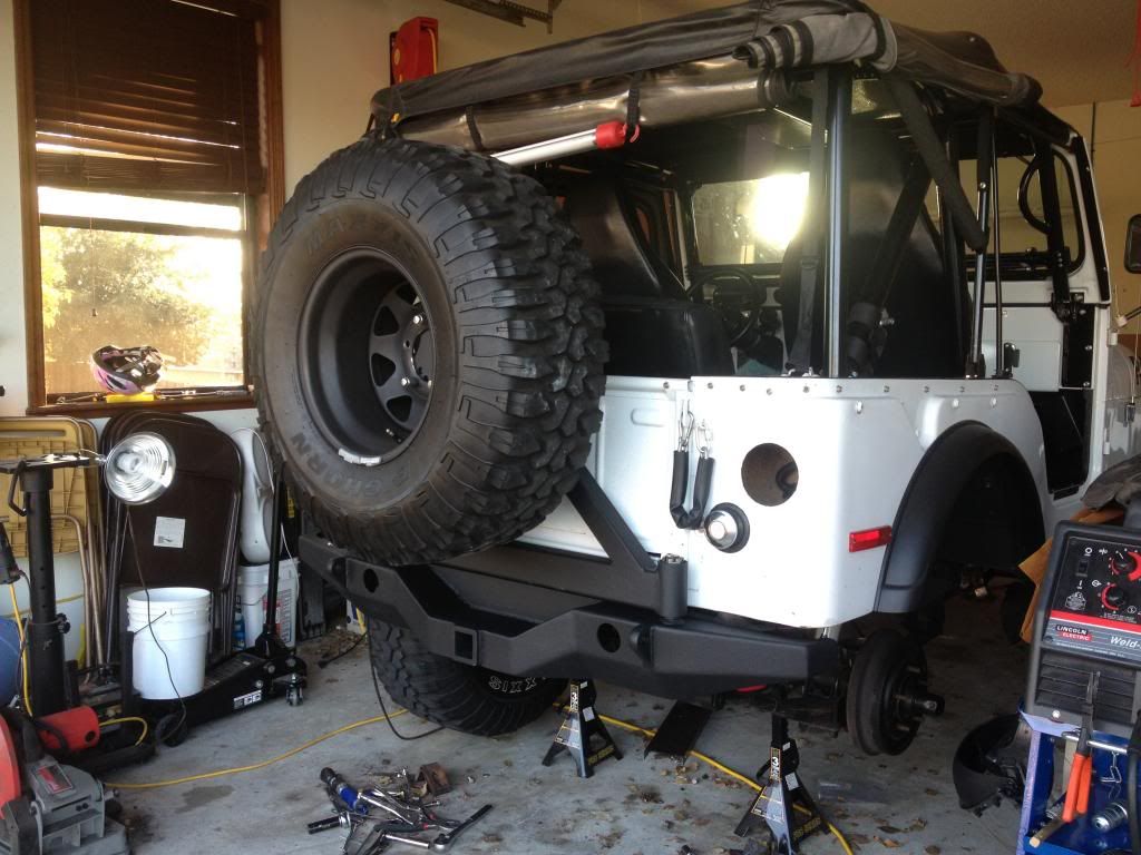 My Cj5 Rear Bumper And Tire Carrier